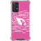NFL Arizona Cardinals Pink Blast Galaxy A72 5G Clear Case